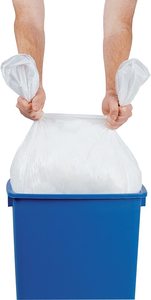 Produits de doublure de poubelle robustes sac de nettoyage fermeture à rabat facile/stockage de sac à ordures de vague supérieure fabriqué au Vietnam - Product Image 4