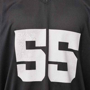 เสื้อเจอร์ซีย์ตาข่ายสำหรับผู้ชายเสื้อใส่เล่นกีฬาแบบสตรีทแวร์ไซส์ใหญ่เปิดไหล่ระบายอากาศได้เร็วออกแบบโลโก้ได้ตามต้องการ - Product Image 3