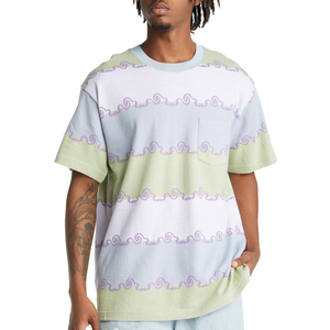 Camiseta de algodón 100% para hombre más popular, camiseta de talla grande con estampado Digital de tela de punto ligera de gran tamaño - Product Image 1