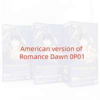 Jeu de cartes à collectionner Anime Romance Dawn OP-01, boîte de boosters de 24 paquets, cartes à collectionner en feuille d'aluminium pour les amateurs et les cadeaux