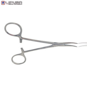 Fórceps hemostáticos Premium de 5 pulgadas, instrumentos quirúrgicos de alta calidad plateados curvos, precios al por mayor, profesionales médicos - Product Image 4