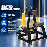 Machine de musculation à charge libre BN Compound Row Plate pour le renforcement des muscles rhomboïdes, idéale pour les clubs de fitness et l'entraînement spécial du dos.