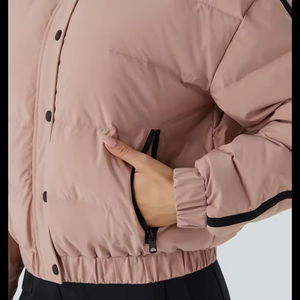 Veste matelassée courte pour femme, fabriquée avec des matériaux de qualité supérieure, vêtements décontractés surdimensionnés, nouvelle collection d'hiver, automne - Product Image 6