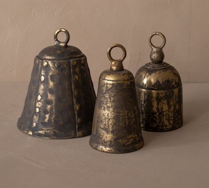 Cloches de vache en laiton de qualité supérieure pour les espaces d'autel sacrés ou les objets décoratifs de style antique dans les maisons traditionnelles - Product Image 4