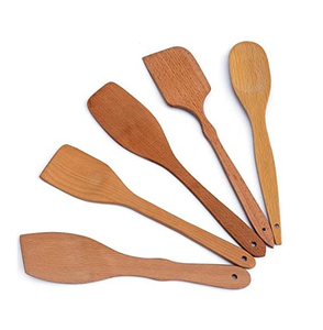 ชุดอุปกรณ์ครัวไม้ธรรมชาติ 7 ชิ้น งานแฮนด์เมดระดับพรีเมียม เป็นมิตรกับสิ่งแวดล้อม สำหรับงานเลี้ยงสุดคลาสสิก  งานฝีมือ SANIYA  รับสั่งทำพิเศษ - Product Image 4