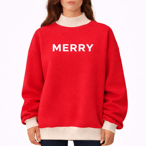 2026 Women Winter Oversized Mockneck Casual Loose Fit Fleece Polyester/Cotton Breathable <b>Top</b> Modern For Women - Product Image 6