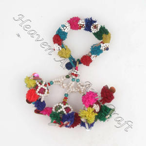 Banjara-tobillera de estilo Tribal, brazalete de danza del vientre, fusión - Product Image 4