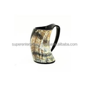 Taza de cuerno de vaca africana para beber cerveza, decoración interior, diseño de Material único, el mejor par - Product Image 5
