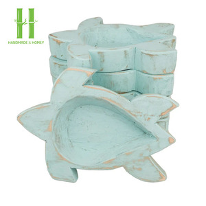 BEST SELLER HNH CRAFT Set de table artisanal en bois bohème et écologique pour fêtes, maison et décorations de vacances – Vietnam - Product Image 3