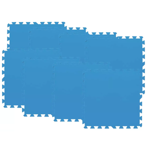 Pour BESTWAY – Tapis de piscine gonflable 9 pièces, panneaux de mousse emboîtables pour la protection du sol des piscines extérieures - Product Image 2