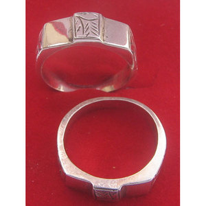 Anillo Boho Romántico con Incrustaciones de Piedras Naturales en Oro Amarillo Fino y Plata Lisa para Uso Diario o Promesas - Product Image 1