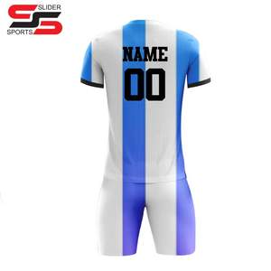 Uniformes de fútbol deportivos transpirables y cómodos para hombres, conjuntos de uniformes de fútbol para equipos a la venta, servicio OEM ODM - Product Image 2