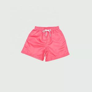 กางเกงขาสั้นแบบเชือกผูกแบบลำลองสำหรับเด็กผู้ชายเสื้อผ้าขนสัตว์แบบทำด้วยผ้าขนสัตว์ลายพื้นสำหรับ2022ปรับแต่งได้ฤดูร้อน - Product Image 4