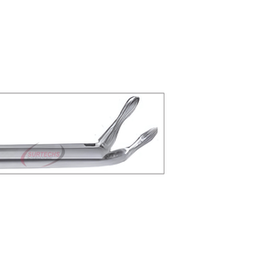 JUERS 35 Forceps ovales incurvés vers le haut 0,6 mm, à embout cuillère 4,5 mm, à mâchoires longues, manuel, certifié CE, instrument de microchirurgie ORL en acier inoxydable - Product Image 3