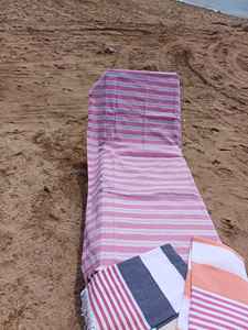 Nouvelle serviette Saray Peshtemal à motif cils en coton turc, tissée, écologique, 100x180cm, séchage rapide, pour plage, sauna, piscine - Product Image 2