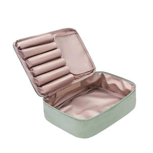 Estuche Cosmético de Poliéster Duradero Estilo 2025, Fabricado en Vietnam, con Cierre de Cremallera y Estampado de Piedras, Personalización Gratuita de Logotipo - Product Image 1