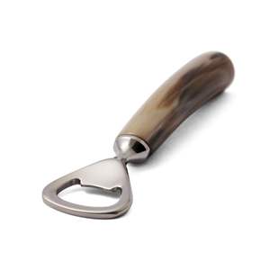 Handmade Buffalo Horn Eco-Friendly Durable 2 in 1 <b>Beer</b> Bottle & Can Opener Modern Sustainable Bar Accessory on Sale - Product Image 1