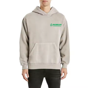 Sweat à capuche unisexe de luxe personnalisé en molleton/éponge française 500 g/m² 600 g/m², coupe décontractée, 100 % coton, qualité supérieure - Product Image 5