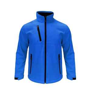 Veste Softshell Personnalisable de Haute Qualité pour Homme, Coupe-Vent Imperméable à Col Montant, Tenue Décontractée en Plein Air pour la Saison d'Hiver - Product Image 4