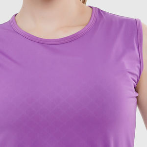 เสื้อกล้ามสำหรับผู้หญิงเสื้อกล้ามออกกำลังกายเล่นยิมเล่นกีฬาเล่นยิมทำจากผ้าฝ้ายคุณภาพสูงออกแบบโลโก้ได้ตามต้องการ - Product Image 6