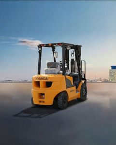 Reach truck forklift with strong steel structure. - Product Image 1