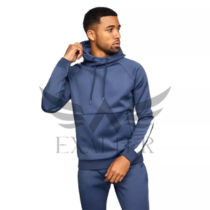 2023ชุดวอร์มผ้าซาตินมีฮู้ดสำหรับผู้ชายชุดออกกำลังกายผ้าฝ้ายโพลีเอสเตอร์ผ้าซาตินออกแบบใหม่ขนาดพิเศษ - Product Image 2