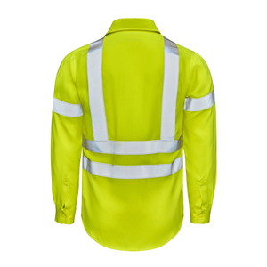 Chemise de sécurité pour hommes entièrement élégante, respirante et confortable, chemise de sécurité facile à laver de qualité supérieure avec logo personnalisé/couleurs - Product Image 3