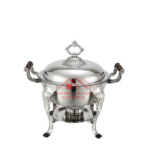 Vente chaude Casserole Look élégant Réchauffeur de nourriture en cuivre de qualité supérieure et marmite de stockage avec couvercle étanche avec poignée en laiton - Product Image 2