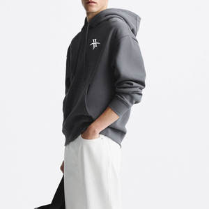 เสื้อฮู้ดใส่สบายสำหรับผู้ชายผ้าฝ้าย100% ดีไซน์ล่าสุด - Product Image 6