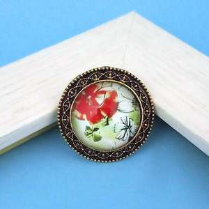 Tip Top Fashions Bague florale réglable plaquée or antique modèle 1505547 - Product Image 1