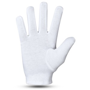 Gants en coton blanc de haute qualité, nouveau style, pour la franc-maçonnerie, avec logo personnalisé, badges brodés, taille personnalisée - Product Image 4
