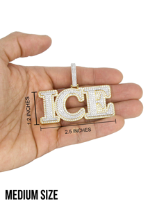 Los mejores precios para los colgantes de letras de rapero de Hip Hop cultivados en laboratorio VVS hechos a medida 10K/14K Gold GIA Certified Iced Out Style para regalo - Product Image 4