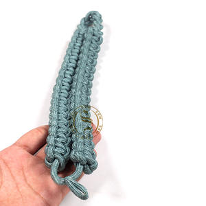 Cordon d'épaule vert entrelacé à double brin pour uniformes régimentaires | Cordon de citation vert personnalisé pour uniforme d'infanterie - Product Image 4