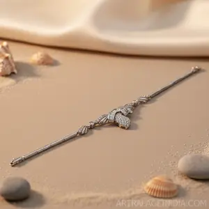 สร้อยคอเพชรเงินหรูหราสำหรับผู้หญิง ของขวัญเครื่องประดับระดับพรีเมียม - Product Image 2