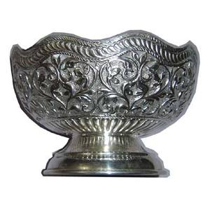 Frutero de Metal con acabado antiguo para decoración de mesa, artículos de mesa, centros de mesa, cuenco decorativo para servidor de frutas - Product Image 6