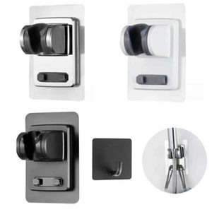 NES-CI352 Tendance du moment – <span class=keywords><strong>Support</strong></span> mural 4 pièces en plastique ABS pour <span class=keywords><strong>pommeau</strong></span> de <span class=keywords><strong>douche</strong></span>, <span class=keywords><strong>sans</strong></span> perçage, angle réglable, utilisation longue durée, salle de bain - Product Image 1