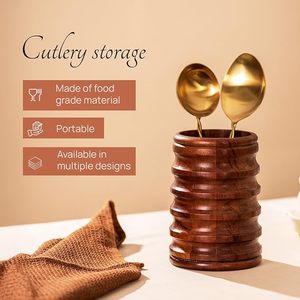 Portacucharas de Madera de Lujo Hecho a Mano con Textura Rica para una Experiencia de Manejo Suave a un Precio Accesible - Product Image 2