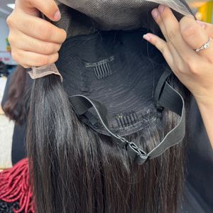 วิกผมแท้แบบตรง 2x6 ไม่ผ่านการแปรรูป คุณภาพสูง ขายส่ง ผมจากผู้บริจาคคนเดียว เกล็ดผมเรียงตัว ผลิตด้วยเครื่องจีนแบบคู่ - Product Image 3