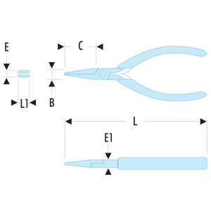 Alicates de Punta Redonda Facom - Product Image 2