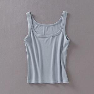 Top de Tirantes con Encaje para Mujer, Agrega un Detalle Delicado a los Armarios Básicos, Hecho de Tela Jersey Suave y Fluida - Product Image 6