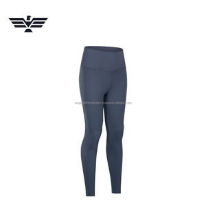 Meilleurs ensembles de vêtements de sport pour femmes de haute qualité, pantalons de yoga à taille haute élastique, en spandex/nylon, extensibles, respirants, leggings de sport - Product Image 5