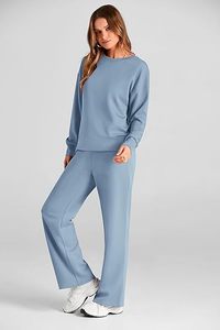 Femmes hiver Streetwear survêtement deux pièces couleur unie sweat à capuche pantalon ensemble taille élastique pantalon court de haute qualité - Product Image 5