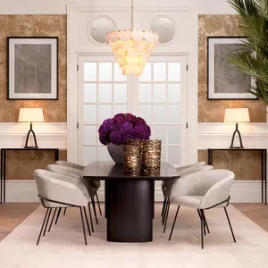 Vase décoratif en métal fait main pour le style intérieur Bougeoir islandais en anneau Aurora Acier Métal grand grossiste - Product Image 5