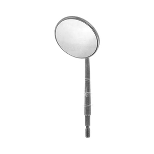 Tête de miroir buccal dentaire de qualité supérieure Miroir buccal de diagnostic dentaire à surface avant en rhodium Miroir buccal à double face en rhodium - Product Image 4