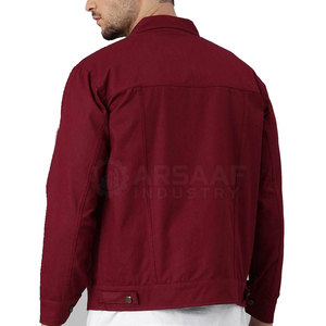 Breathable Streetwear <b>Men</b> <b>Jeans</b> <b>Jacket</b> 100% Cotton High Quality Winter <b>Jacket</b> Best Selling New Arrival for Adult - Product Image 3