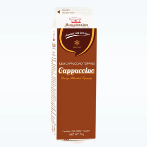 Prix de gros en vrac Crème non laitière de qualité supérieure OEM/ODM Boulangerie HALAL Garniture mélangée à des produits laitiers Crème Cappuccino 1KG Nourriture - Product Image 1