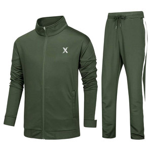 Ensemble de survêtement pour homme tendance pour l'hiver, design uni, tissu léger 100% polyester, respirant, confortable, usage décontracté, haute qualité - Product Image 1