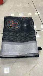 Usine en gros de haute qualité imprimé coton Voile tissu Farda soudanais Thoub / Thobe robe pour les femmes respirant poids moyen - Product Image 2