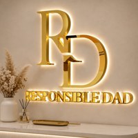 Letrero Acrílico con Logotipo 3D Retroiluminado Personalizado de Fábrica, Letras LED, Letrero LED con Logotipo, Letreros LED Interiores para Logotipos de Negocios