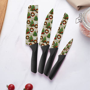 Juego de Cuchillos de Chef con Hoja de Cerámica de Diseño Nuevo y Lujoso, con Soporte de Plástico y Caja de Regalo para Ocasiones Especiales, Presentación Premium, Envío Gratis - Product Image 4